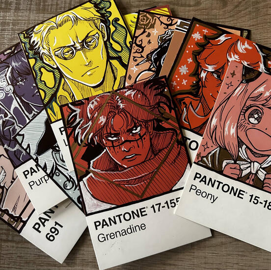hand drawn postcards